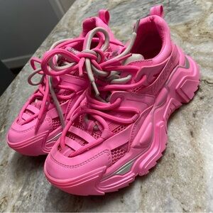 Steve Madden Power Pink Sneakers Women’s 6 M